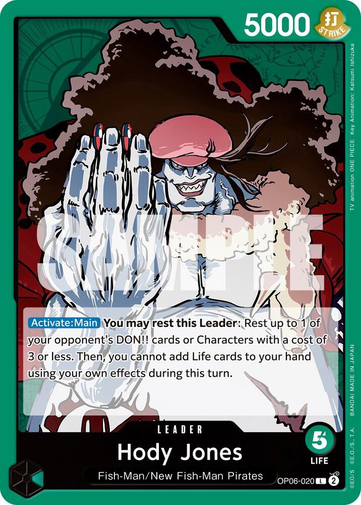 Hody Jones (020) (OP06-020) [Wings of the Captain]