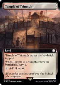 Temple of Triumph (Extended Art) (525) [Universes Beyond: Fallout]