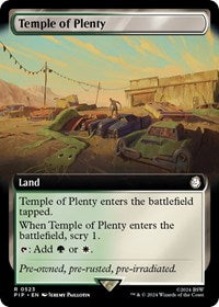 Temple of Plenty (Extended Art) (523) [Universes Beyond: Fallout]