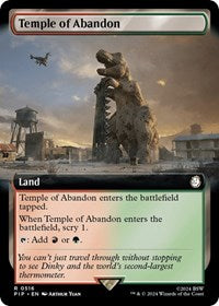 Temple of Abandon (Extended Art) (516) [Universes Beyond: Fallout]