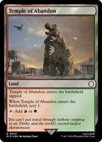 Temple of Abandon (Surge Foil) (830) [Universes Beyond: Fallout]