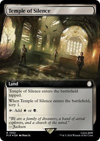 Temple of Silence (Extended Art) (Surge Foil) (1052) [Universes Beyond: Fallout]