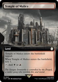 Temple of Malice (Extended Art) (521) [Universes Beyond: Fallout]