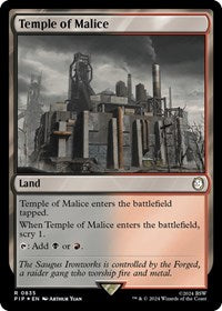 Temple of Malice (Surge Foil) (835) [Universes Beyond: Fallout]