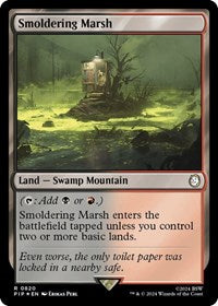 Smoldering Marsh (Surge Foil) (820) [Universes Beyond: Fallout]