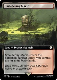 Smoldering Marsh (Extended Art) (510) [Universes Beyond: Fallout]