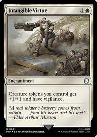 Intangible Virtue (Surge Foil) (691) [Universes Beyond: Fallout]