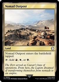 Nomad Outpost (Surge Foil) (805) [Universes Beyond: Fallout]