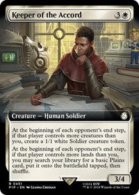 Keeper of the Accord (Extended Art) (451) [Universes Beyond: Fallout]