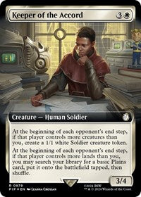 Keeper of the Accord (Extended Art) (Surge Foil) (979) [Universes Beyond: Fallout]