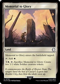 Memorial to Glory (Surge Foil) (799) [Universes Beyond: Fallout]