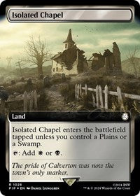 Isolated Chapel (Extended Art) (Surge Foil) (1028) [Universes Beyond: Fallout]
