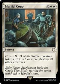 Martial Coup (Surge Foil) (695) [Universes Beyond: Fallout]