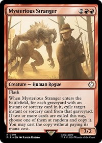 Mysterious Stranger (Surge Foil) (591) [Universes Beyond: Fallout]