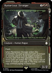 Mysterious Stranger (Showcase) (Surge Foil) (862) [Universes Beyond: Fallout]