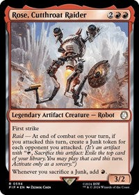Rose, Cutthroat Raider (Surge Foil) (594) [Universes Beyond: Fallout]
