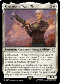 Overseer of Vault 76 (Surge Foil) (547) [Universes Beyond: Fallout]