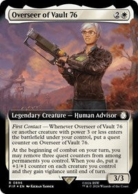 Overseer of Vault 76 (Extended Art) (Surge Foil) (896) [Universes Beyond: Fallout]