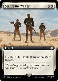 Secure the Wastes (Extended Art) (Surge Foil) (985) [Universes Beyond: Fallout]