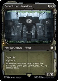 Securitron Squadron (Showcase) (Surge Foil) (856) [Universes Beyond: Fallout]