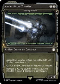 Assaultron Invader - Walking Ballista (Showcase) (Surge Foil) (880) [Universes Beyond: Fallout]