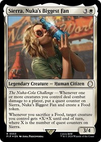 Sierra, Nuka's Biggest Fan (Surge Foil) (553) [Universes Beyond: Fallout]