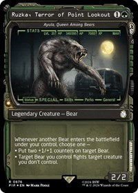 Ruzka, Terror of Point Lookout - Ayula, Queen Among Bears (Showcase) (Surge Foil) (876) [Universes Beyond: Fallout]