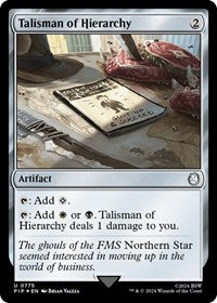 Talisman of Hierarchy (Surge Foil) (775) [Universes Beyond: Fallout]