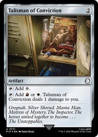 Talisman of Conviction (Surge Foil) (771) [Universes Beyond: Fallout]