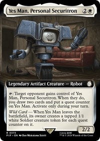 Yes Man, Personal Securitron (Extended Art) (373) [Universes Beyond: Fallout]
