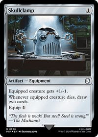 Skullclamp (Surge Foil) (766) [Universes Beyond: Fallout]