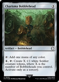 Charisma Bobblehead (Surge Foil) (658) [Universes Beyond: Fallout]