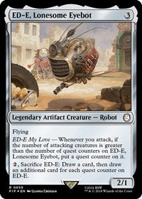 ED-E, Lonesome Eyebot (Surge Foil) (659) [Universes Beyond: Fallout]
