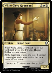 White Glove Gourmand (Surge Foil) (652) [Universes Beyond: Fallout]