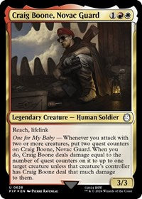 Craig Boone, Novac Guard (Surge Foil) (628) [Universes Beyond: Fallout]