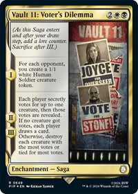 Vault 11: Voter's Dilemma (Surge Foil) (649) [Universes Beyond: Fallout]