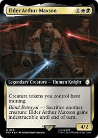 Elder Arthur Maxson (Extended Art) (Surge Foil) (941) [Universes Beyond: Fallout]