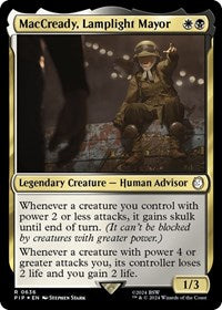 MacCready, Lamplight Mayor (Surge Foil) (636) [Universes Beyond: Fallout]