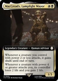 MacCready, Lamplight Mayor (Extended Art) (Surge Foil) (945) [Universes Beyond: Fallout]
