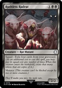 Ruthless Radrat (Surge Foil) (576) [Universes Beyond: Fallout]