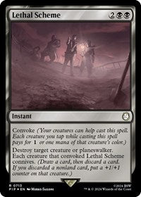 Lethal Scheme (Surge Foil) (713) [Universes Beyond: Fallout]