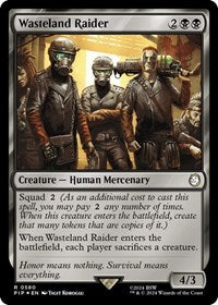 Wasteland Raider (Surge Foil) (580) [Universes Beyond: Fallout]