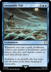 Inexorable Tide (Surge Foil) (705) [Universes Beyond: Fallout]
