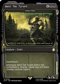 West Tek Tyrant - Grave Titan (Showcase) (346) [Universes Beyond: Fallout]