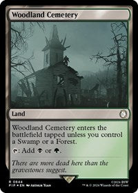 Woodland Cemetery (Surge Foil) (844) [Universes Beyond: Fallout]