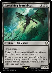 Screeching Scorchbeast (49) [Universes Beyond: Fallout]