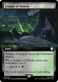 Temple of Malady (Extended Art) (520) [Universes Beyond: Fallout]