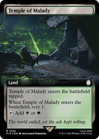 Temple of Malady (Extended Art) (Surge Foil) (1048) [Universes Beyond: Fallout]