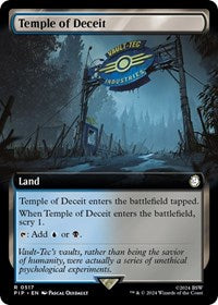 Temple of Deceit (Extended Art) (517) [Universes Beyond: Fallout]