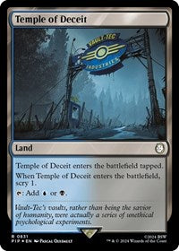 Temple of Deceit (Surge Foil) (831) [Universes Beyond: Fallout]